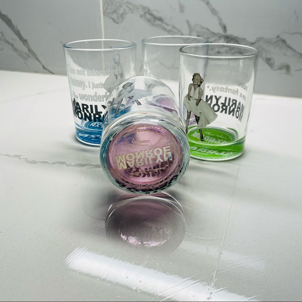 Marilyn Monroe 4-Glasses Set